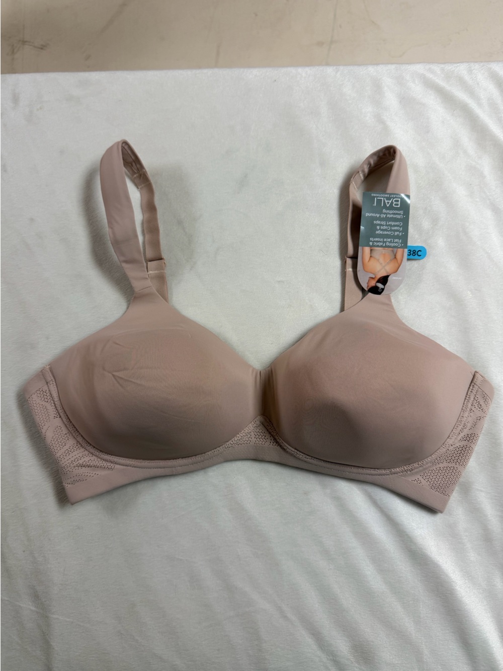4/$20 Bali Bra in Light Beige